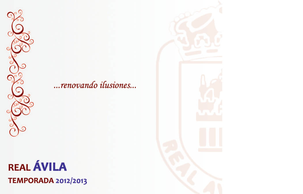 Carnet Real Ávila año 2012 Carnet Real Ávila año 2012